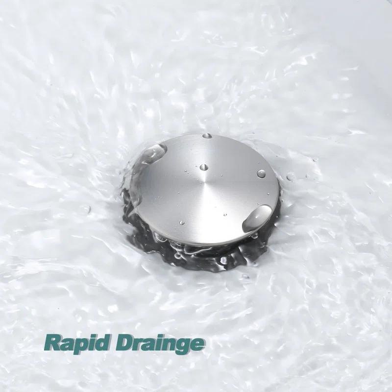 Pop-Up Bathroom Sink Drain with Overflow( 2Pack)