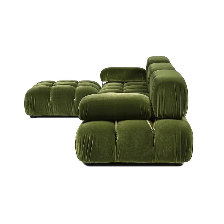 Sigma 4 - Piece Modular Upholstered Reversible L-Sectional