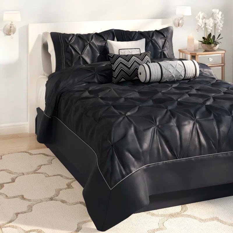 Madison Park Laurel 7 Piece Tufted Comforter Set