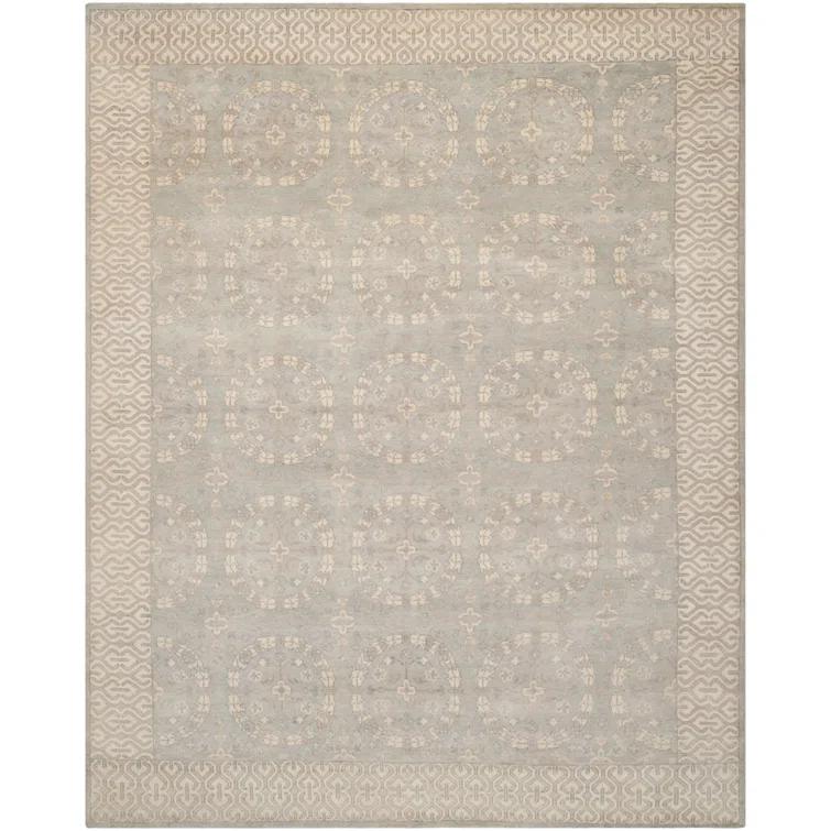Safavieh Oushak Oriental Hand-Knotted Wool Gray Area Rug | Perigold