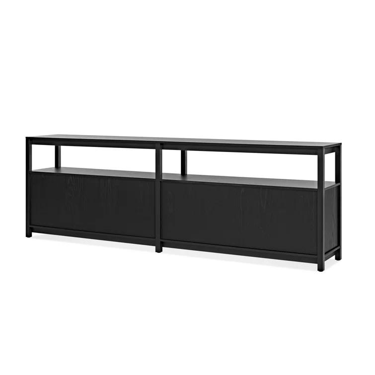 Open Plan Large Low Bookcase w/ Storage