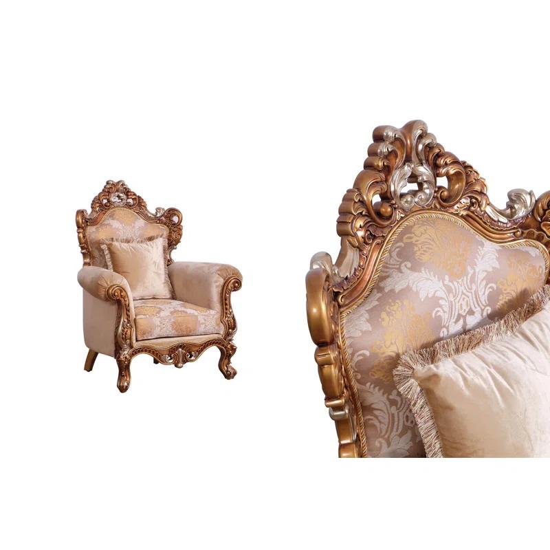 European Furniture Emperador Upholstered Armchair