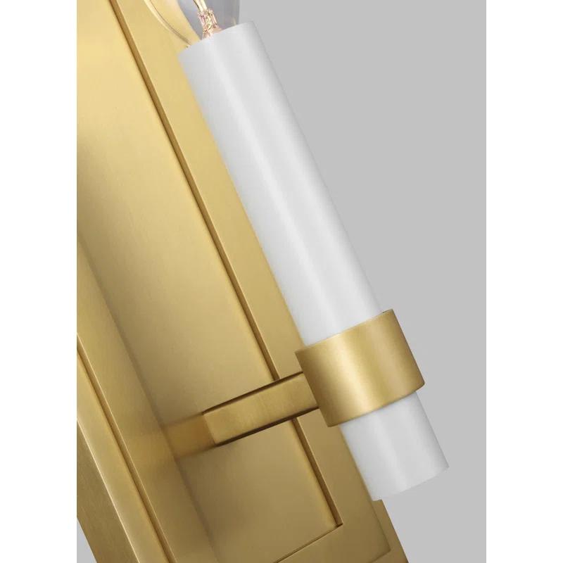 Annabel Single Light Steel Dimmable Candle Wall Light
