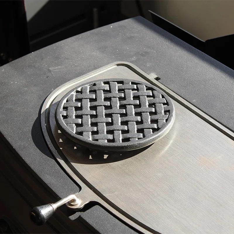 Williston Forge Metal Round 1 Piece Trivet