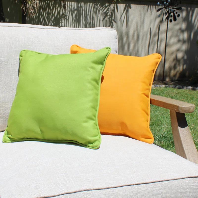 Factory Direct Partners Element Synthetic Throw Square Indoor/Outdoor Pillow Cover & Insert (Set of 2)