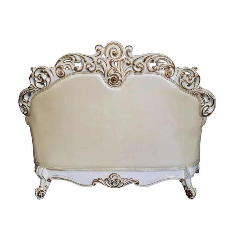 A&J Homes Studio Vendome 69.6'' Faux Leather Loveseat