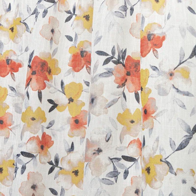 Nicole Miller Nicole Miller New York Hattie Light Filtering, Semi Sheer Rod Pocket Curtain Panels (Set of 2)