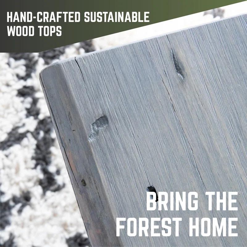 48 In. x 16 In. X 1.25 In. Live Edge Solid Console Table Wood Top