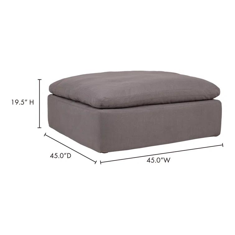 Tila Performance Fabric Ottoman