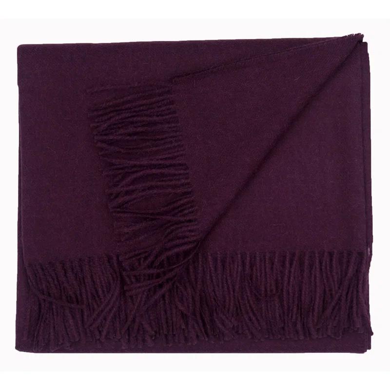Alpaca Blankets Corporation Hand Woven Throw Blanket