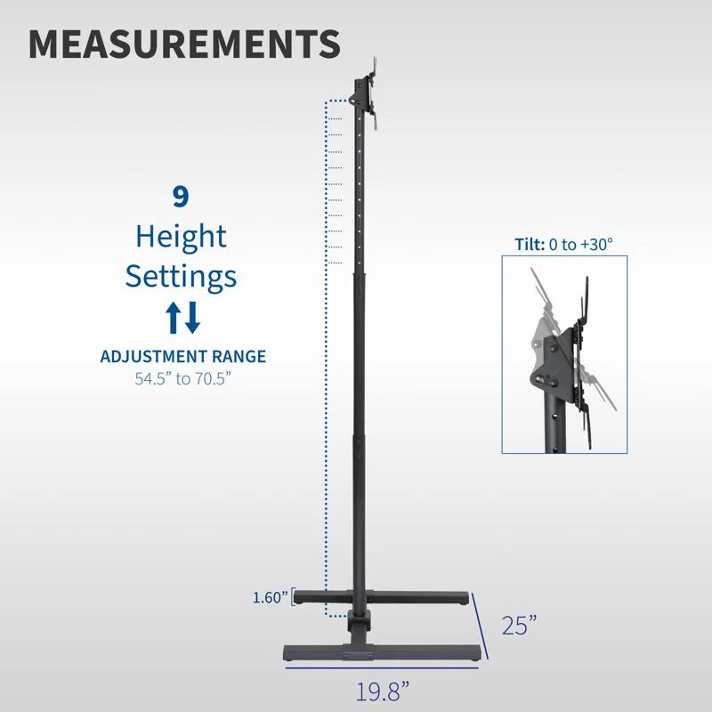 Vivo VIVO Tall TV Floor Stand for 13" - 50" Screens