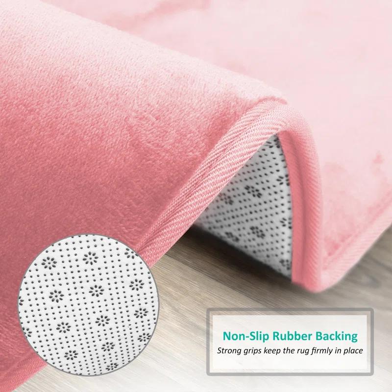 Clara Clark Ultra Soft and Absorbent Memory Foam Bath Rug Set with Non-Slip Backing