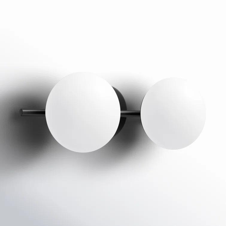 Vibi 2 Light Frosted Dimmable Vanity Light
