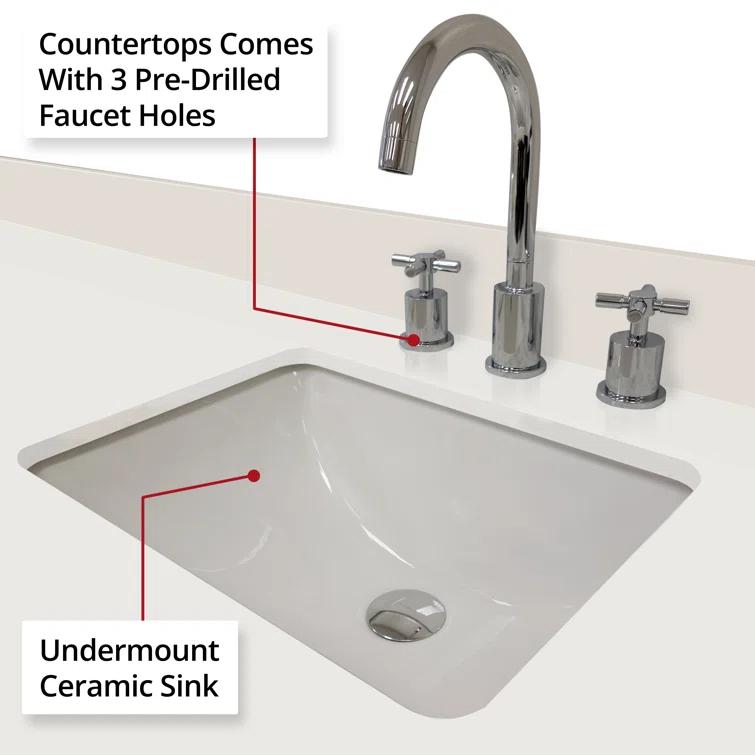 Lexora 60" Double Bathroom Vanity Set