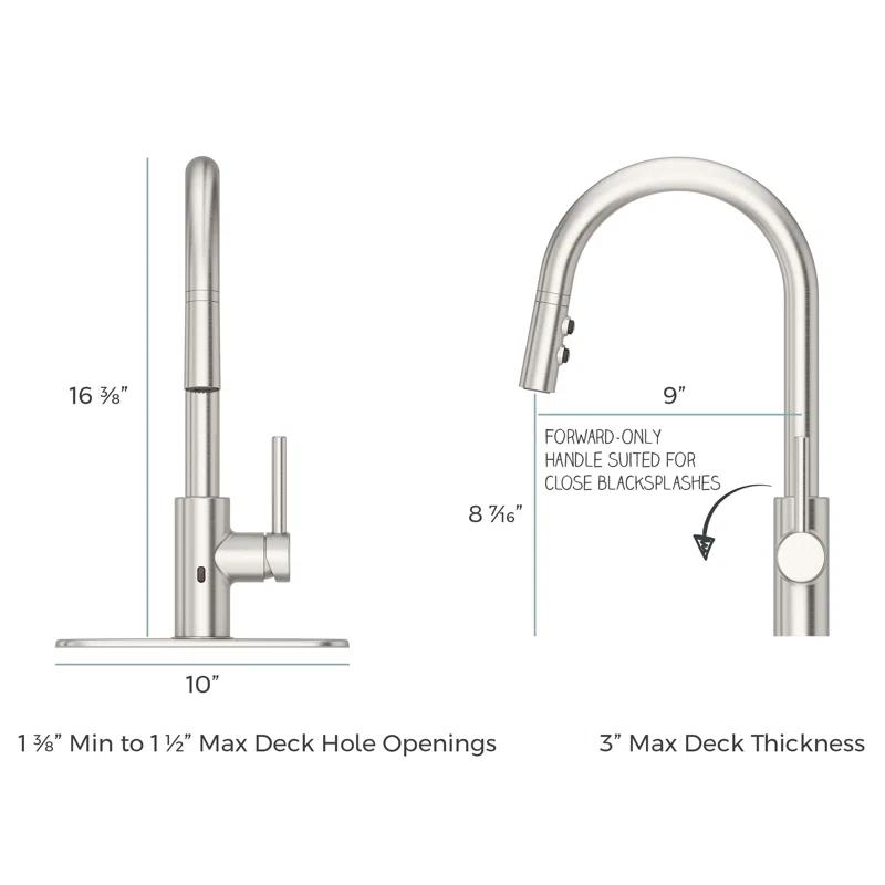 Pfister LG529SAS Stellen Pull Down Single Handle Kitchen Faucet