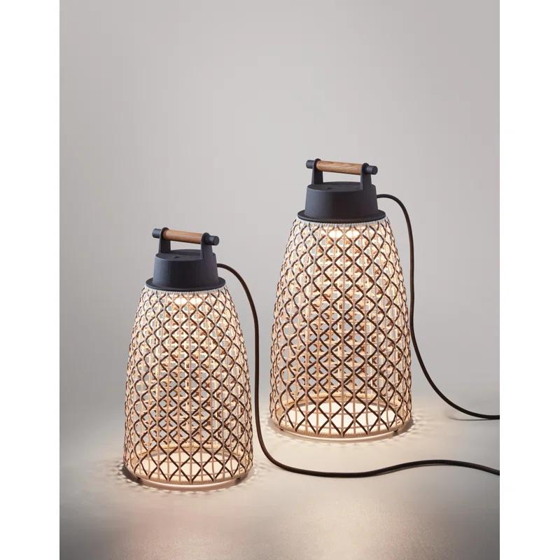 Bover Nans 19.06" Graphite Brown Table Lamp