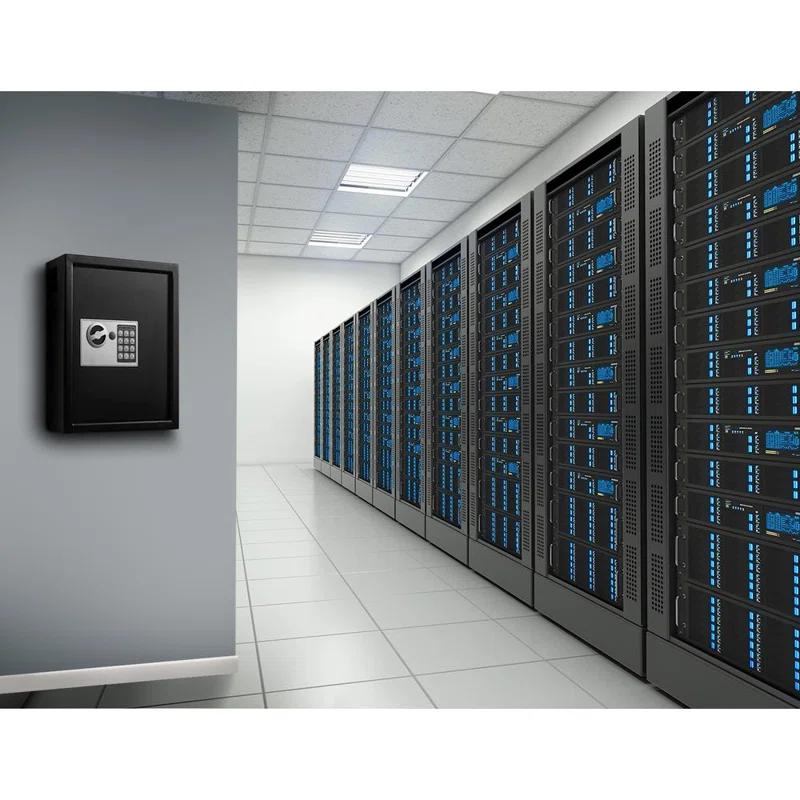 40-Key Steel Digital Lock Key Cabinet with 140 Key Tags