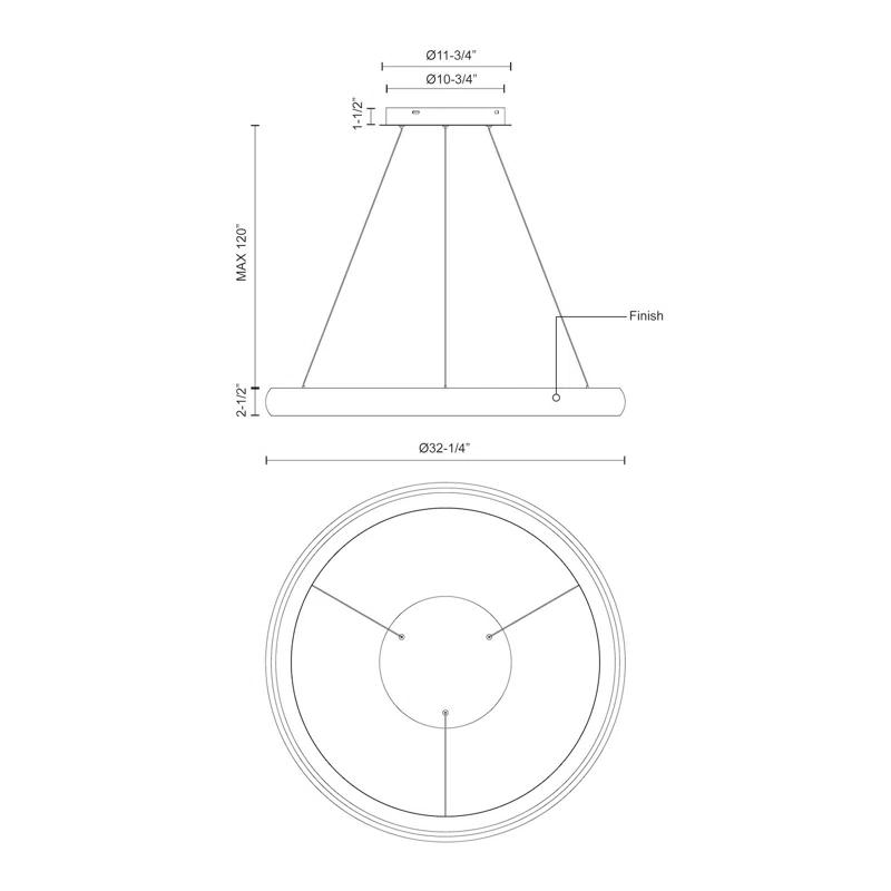 Cortana 1 - Light LED Unique/Statement Pendant