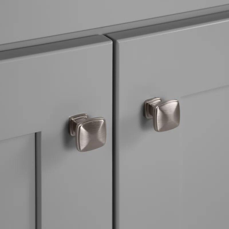 Design House Brookings 37 Inch Solid Wood Bathroom Vanity with Cultured Marble Top, Assembled, Sherwin Williams® Gray – Design House, 216127