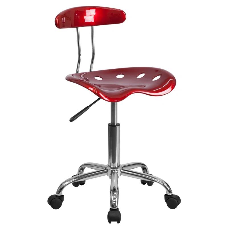 Flash Furniture Bonavant Adjustable Swivel Chair for Desk and Office with Tractor Seat
