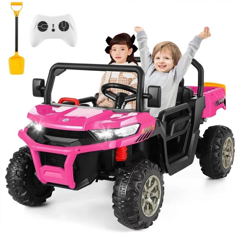 Himimi Delia Himimi 24 Voltage  Ride On Dump Truck, 2 Seater Kids UTV with Electric Dump Bed, Remote Control