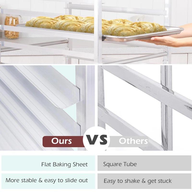 Giantex Giantex 20 Shelf Pan & Tray Rack
