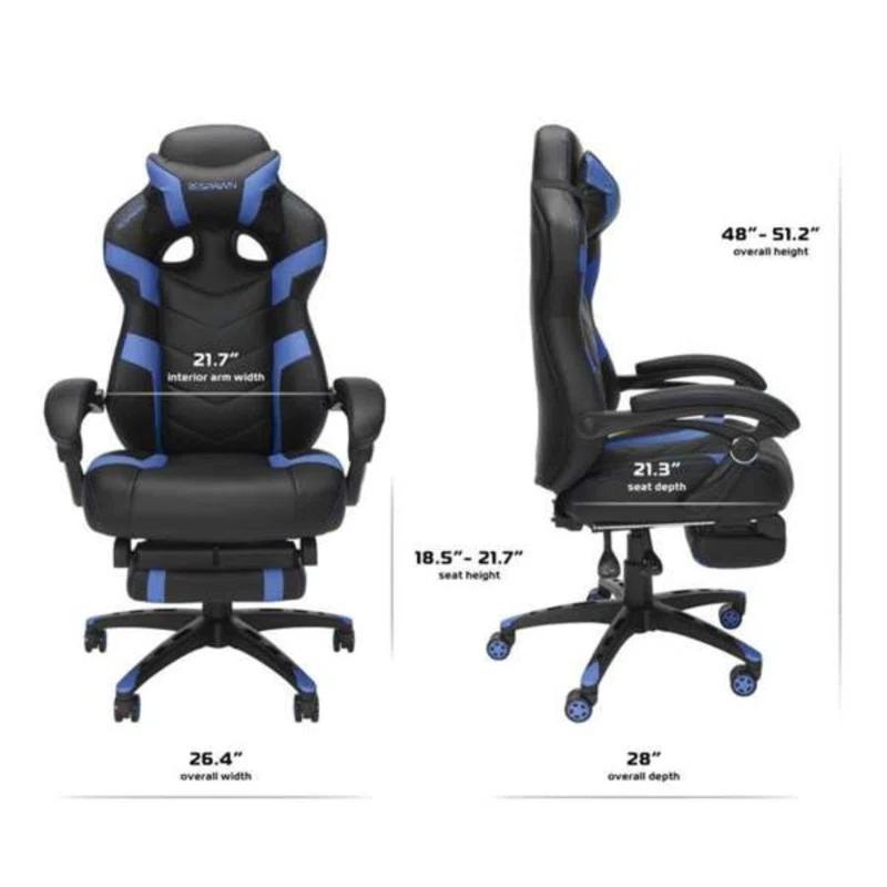 Respawn RESPAWN 110 Pro Gaming Chair - Gaming Chair with Footrest, Reclining Gaming Chair, Video Gaming Computer Desk Chair, Adjustable Desk Chair, Gaming Chairs For Adults With Headrest Pillow