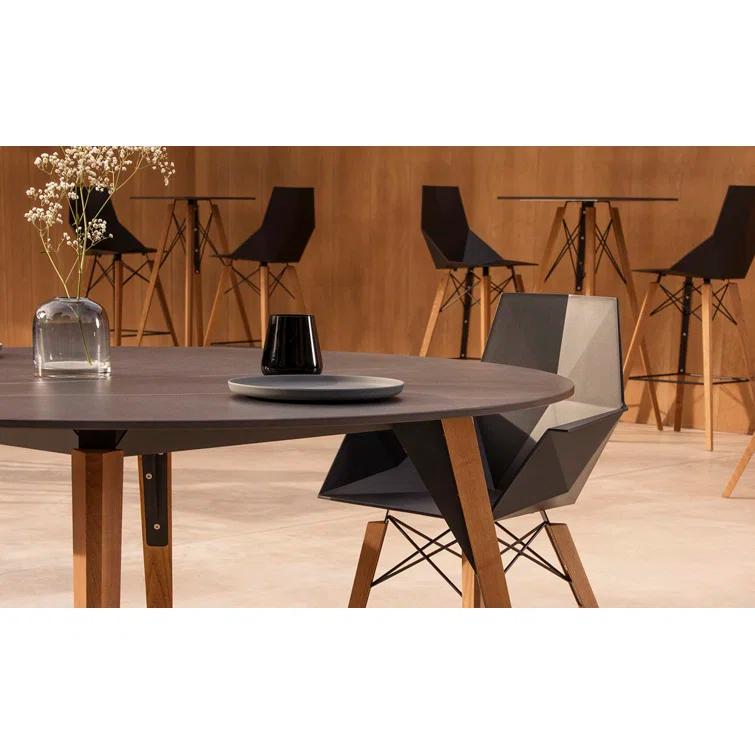 Vondom Faz Wood - Counter Stool - Set Of 4 - Basic/Injection (Set of 4)