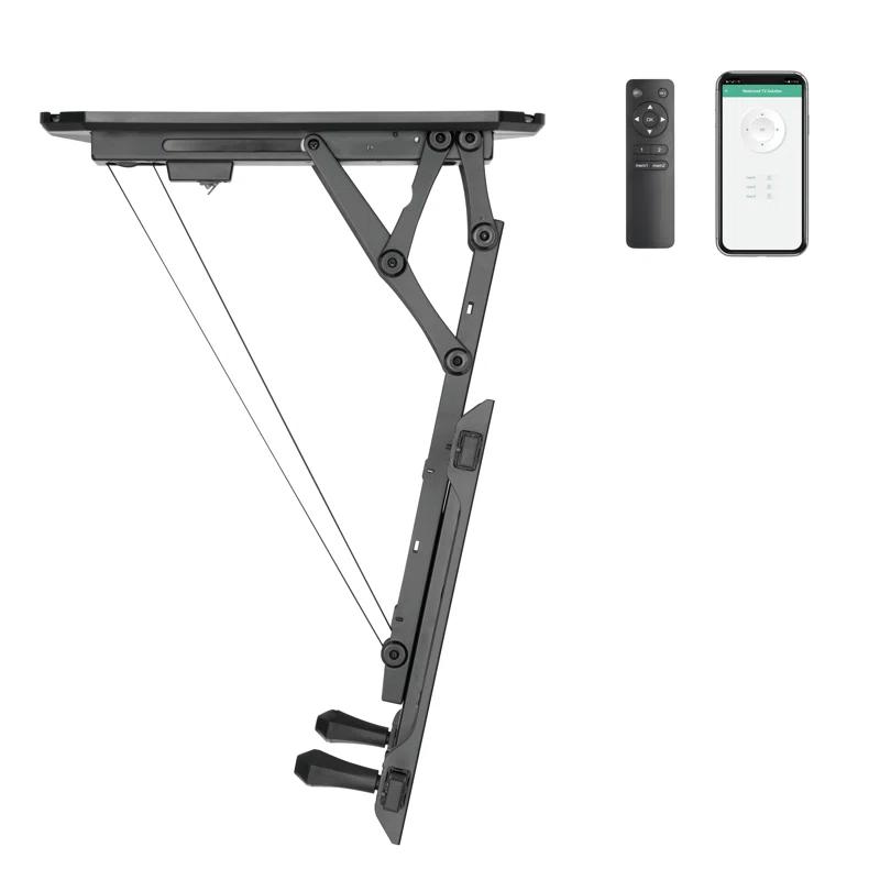 Mount-it Mount-It Black Motorized Ceiling Mount for Screens Holds up to 77 Lb. lbs