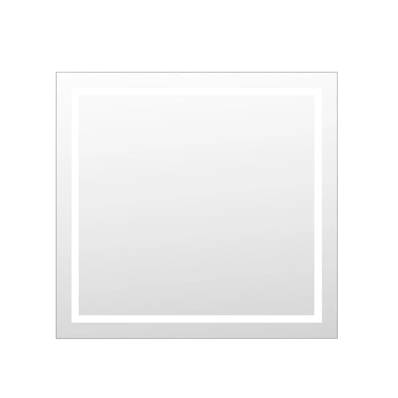 Wyndham Collection Miramar Lighted Mirror with Dimmer and Defogger, Wall Switch Direct