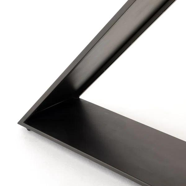 Geometric Coated Gunmetal Firewood Holder