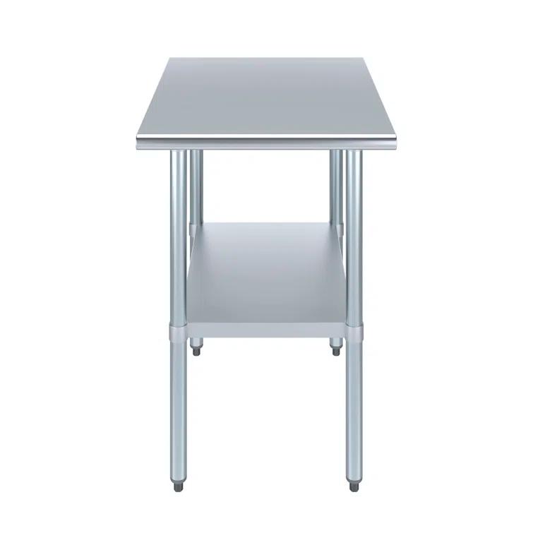 Amgood 30 in. x 24 in. Stainless Steel Table