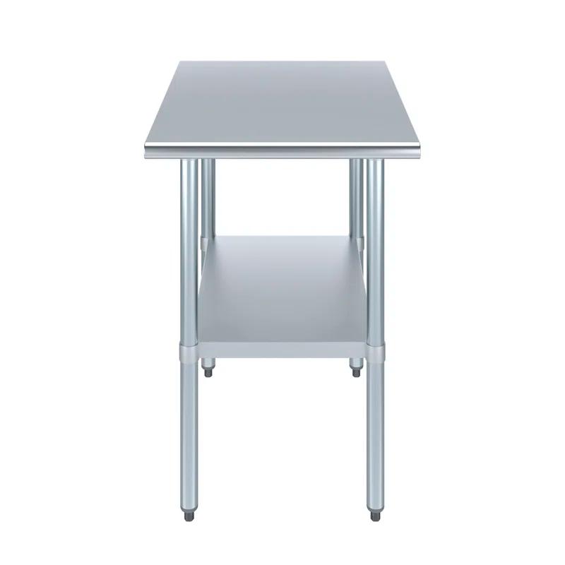 Amgood 30 in. x 24 in. Stainless Steel Table