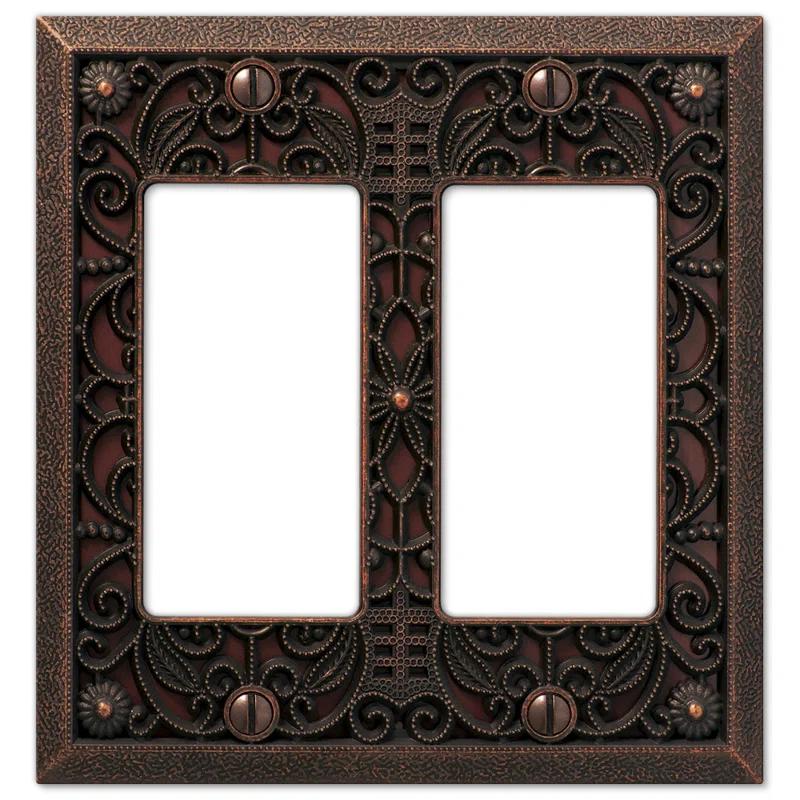Filigree No Subject 2 - Gang Rocker Standard Wall Plate