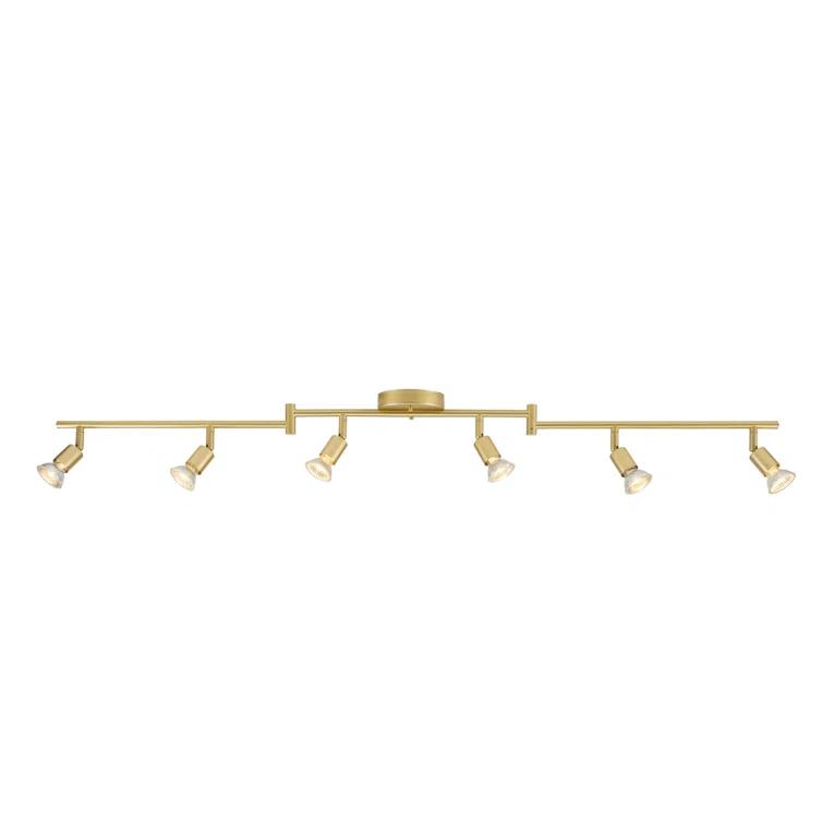 Globe Electric Company 47.2'' 6 -Light Swing Arm Track Track Kit with Dimmable and Adjustable Head
