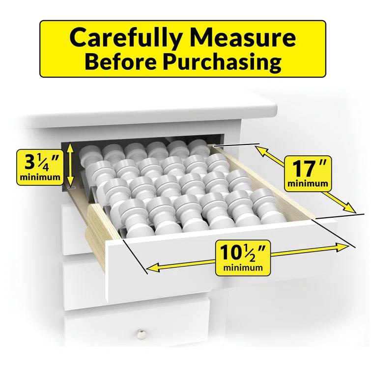 LYNK PROFESSIONAL LYNK PROFESSIONAL® Spice Drawer Organizer - Heavy Gauge Steel 4 Tier Spice Rack - Silver Metallic