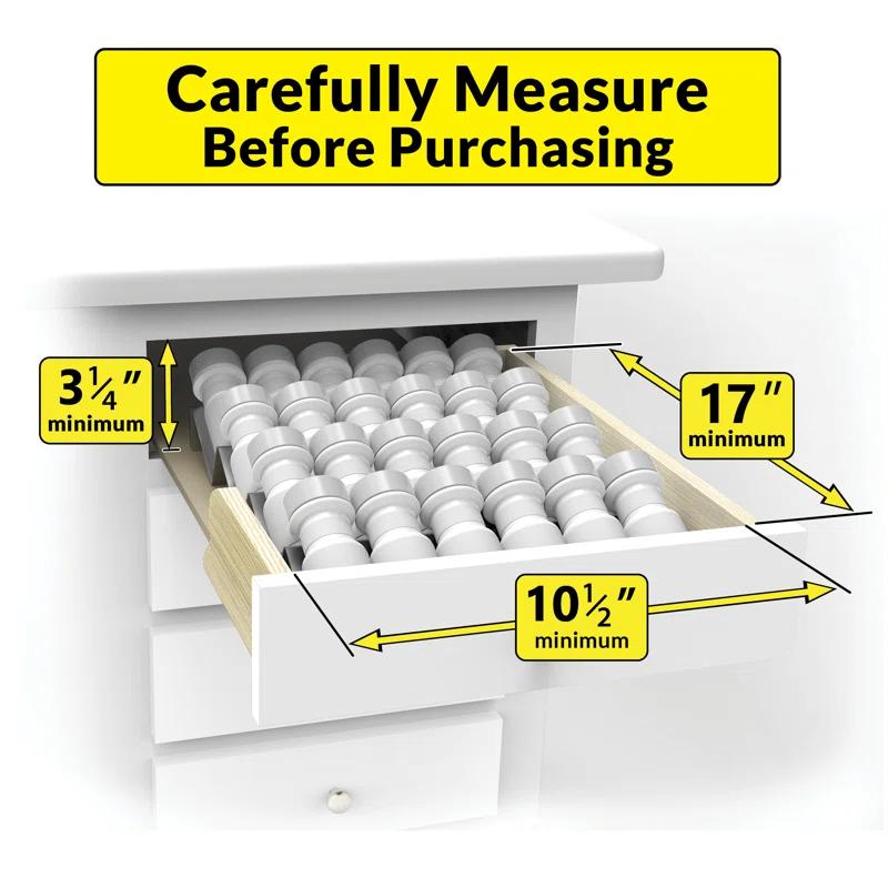 LYNK PROFESSIONAL LYNK PROFESSIONAL® Spice Drawer Organizer - Heavy Gauge Steel 4 Tier Spice Rack - Silver Metallic
