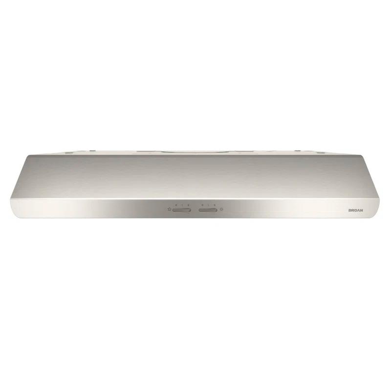 Broan NuTone Broan NuTone 30" Steel 250 CFM Convertible Under Cabinet Range Hood with Mesh Filter BKSH130SS