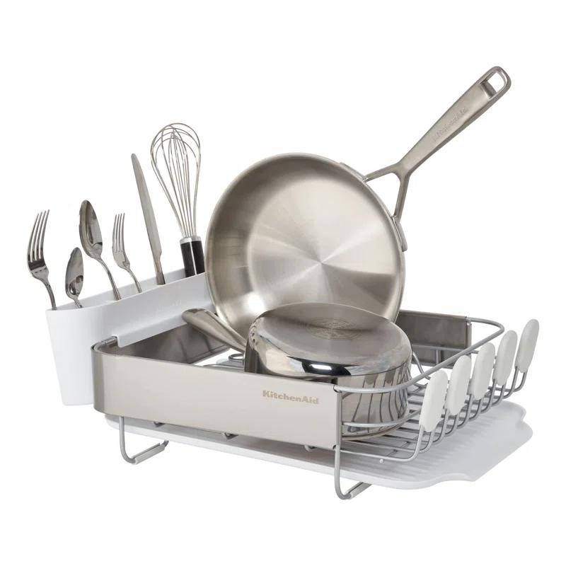 KitchenAid® KitchenAid® Compact Stainless Steel Dish Rack, 16.06-Inch