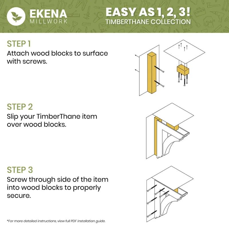 Ekena Millwork Timberthane Faux Rustic Spaced Board-n-Batten Faux Wood Shutters