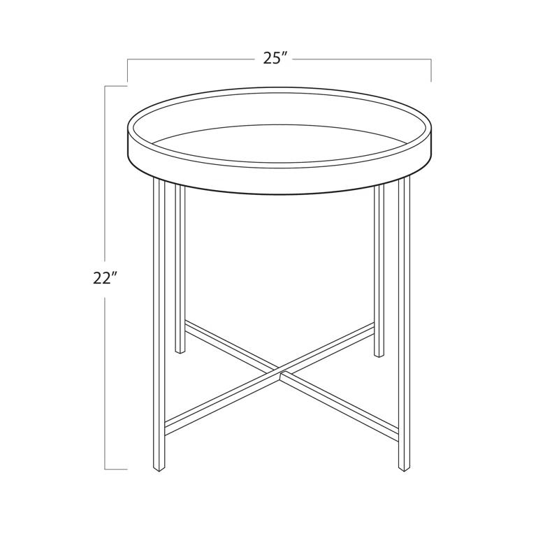 Regina Andrew Derby Leather Tray Table