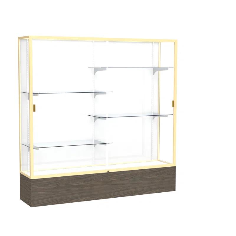 Ghent Reliant Series 72'' H x 72'' W Metal Trophy Display Case