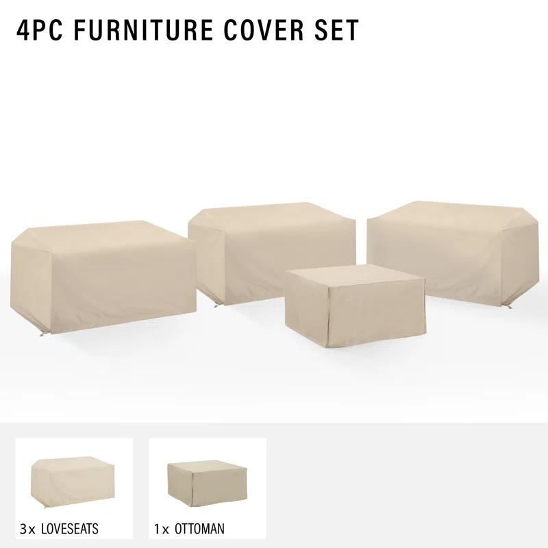 Rebrilliant Furniture Covers Outdoor Conversation Set Cover