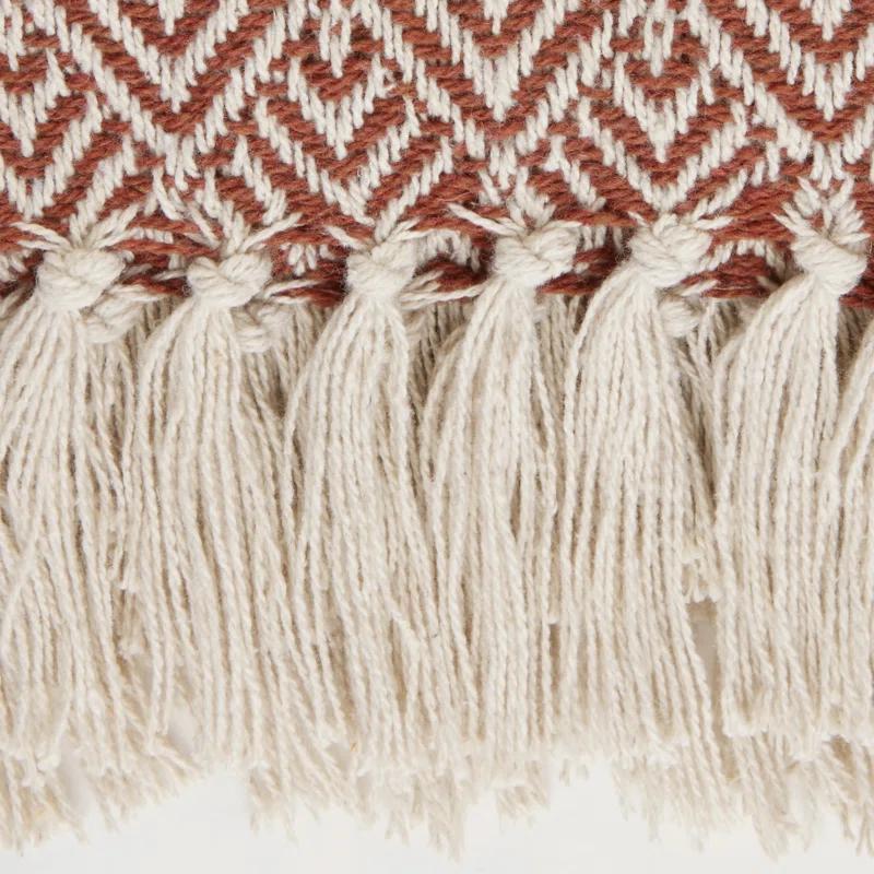 Design Imports Hand Woven Throw Blanket