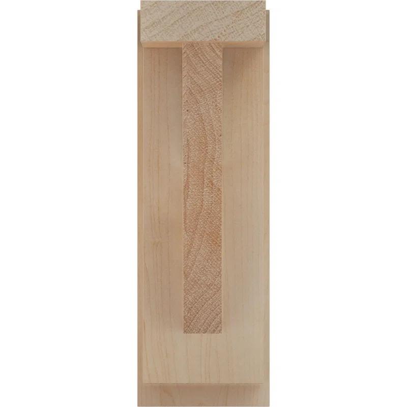 Ekena Millwork Traditional H 2.5'' W D Wood Bracket / Corbel