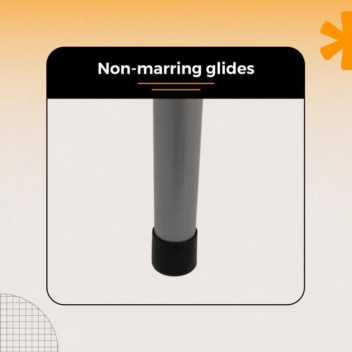 Hampden Furnishings Felix Steel Stool, Assembly Ready