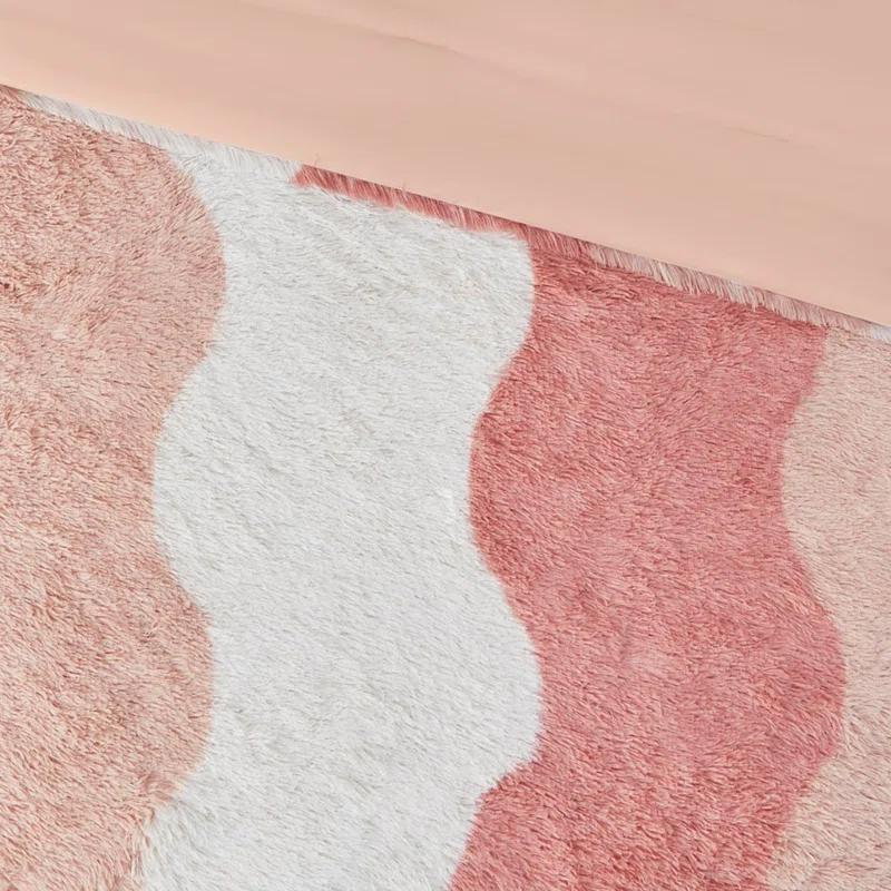 Intelligent Design Ombre Shaggy Faux Fur Comforter Set