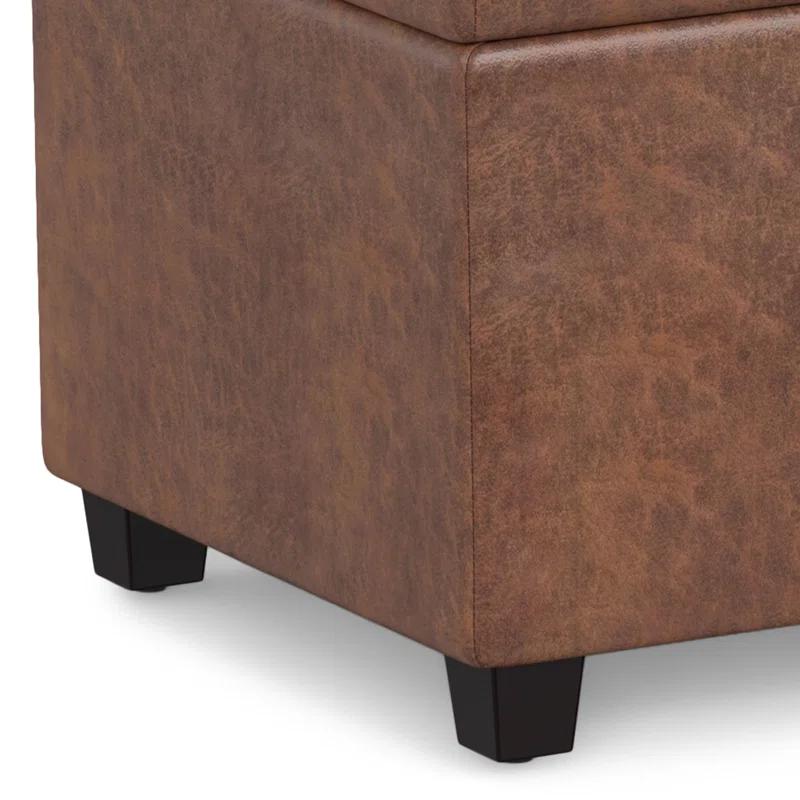 Simpli Home Avalon Extra Large Storage Ottoman Bench,Assembled