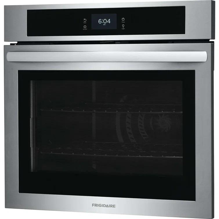 Frigidaire 30" 5.3 cu. ft Self-Cleaning Convection Electric Single Wall Oven FCWS3027AS