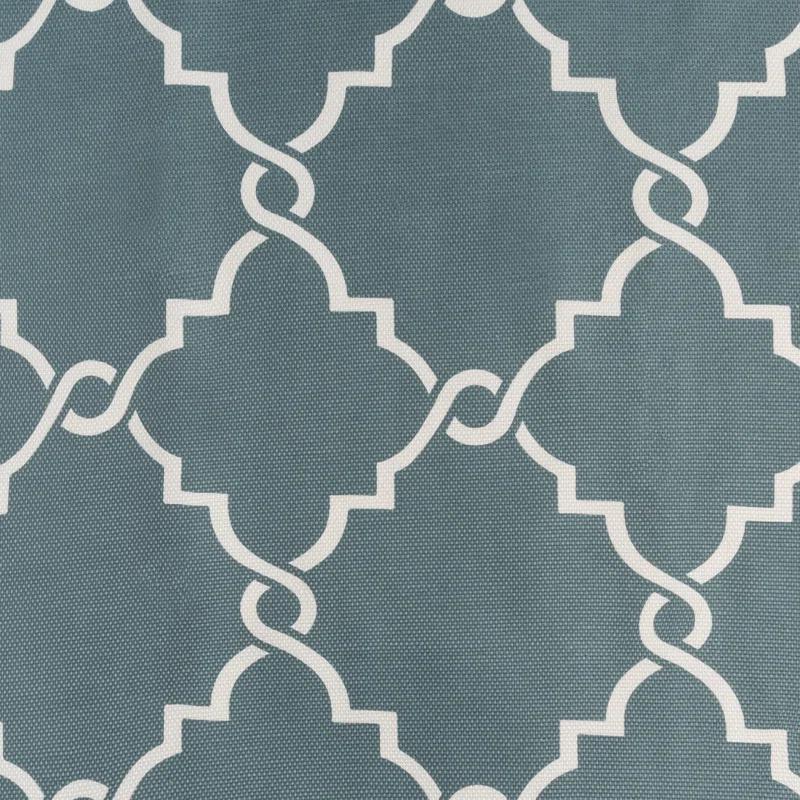 Madison Park Fretwork Print Grommet Top Single Window Curtain Panel